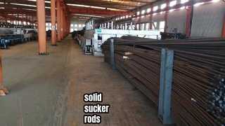 Oficina de materiais para hastes de sucção